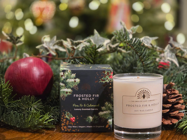 Frosted Fir and Holly Scented Candle