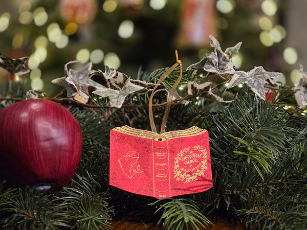 Christmas Carol Book Decoration
