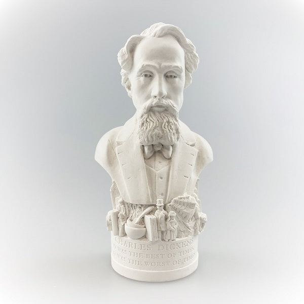 Charles Dickens Plaster Bust