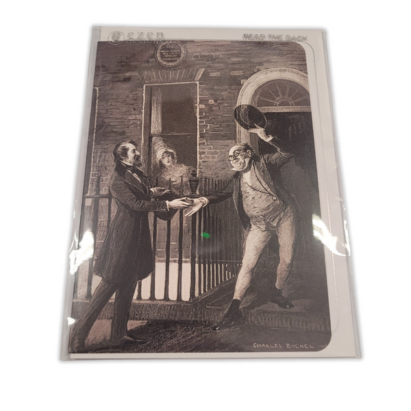 Dickens and Pickwick: Greeting Card