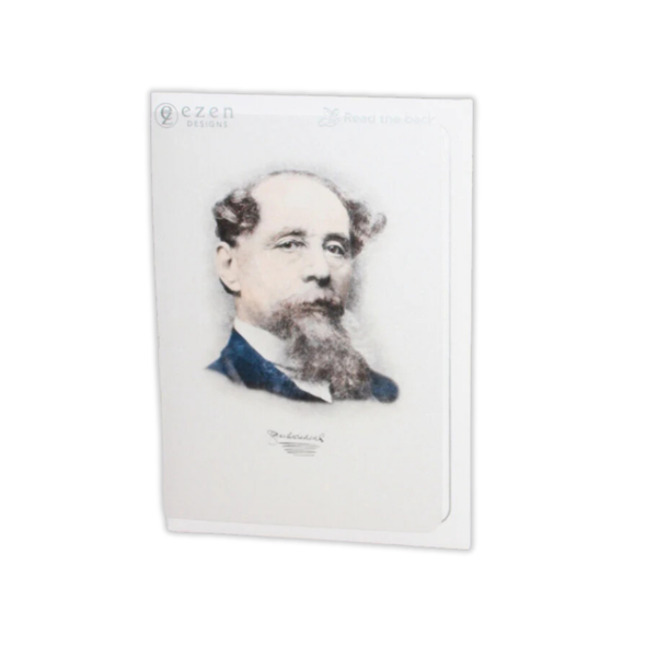 Older Charles Dickens: Greeting Card