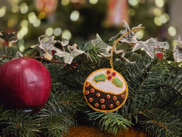 Christmas Pudding Tree Ornament