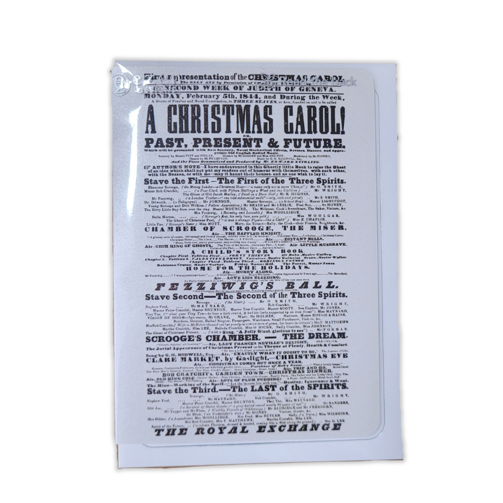 A Christmas Carol Playbill Card