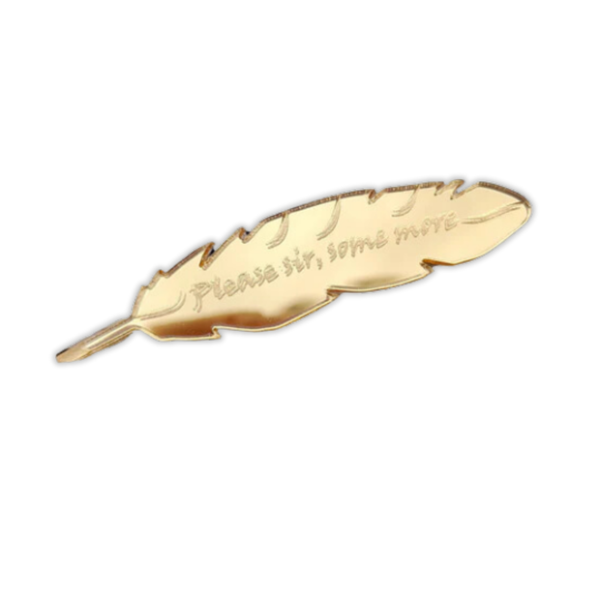 Oliver Twist Quill Brooch