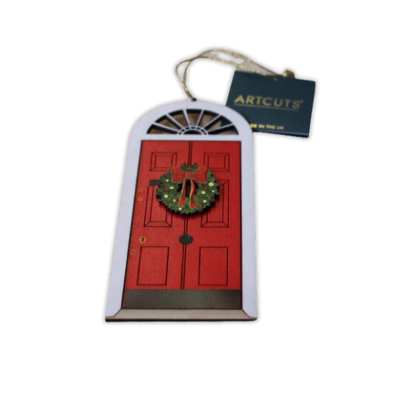 48 Doughty Street Door Christmas Decoration