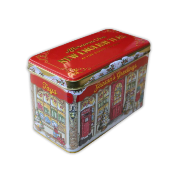 Season's Greetings Christmas Tea Tin