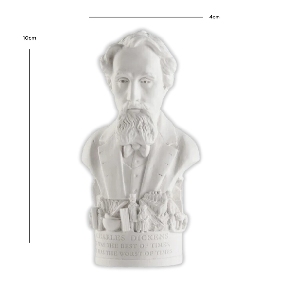 Charles Dickens Plaster Bust