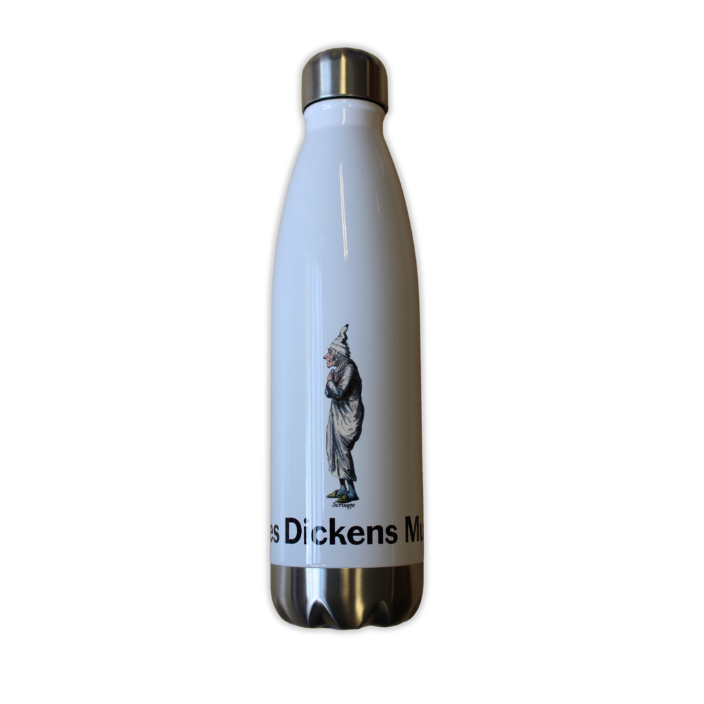 Water bottle featuring Ebeneezer Scrooge