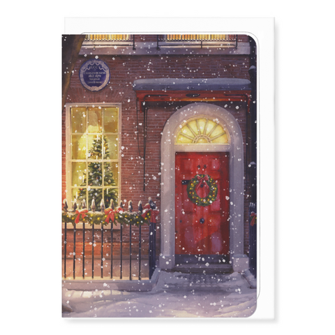 Christmas at the home of Charles Dickens Greeting Card