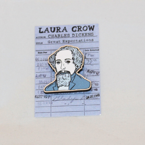 Charles Dickens Great Expectations Wooden Pin
